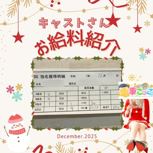 お給料大公開！！【14時-20時】