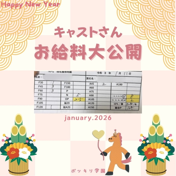 11日のお給料はこちらっ！！【15時-ラスト】