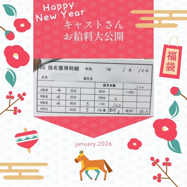 10日の女の子のお給料大公開！！【10時-ラスト】