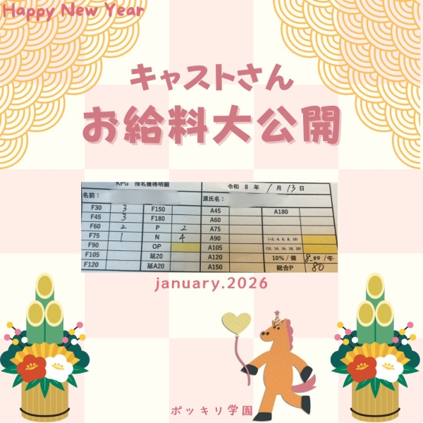 13日とある女の子のお給料【10時-20時】