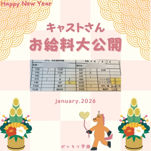 13日の女の子お給料【11時-20時】