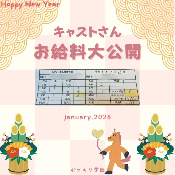 13日のお給料紹介！！【14時-ラスト】